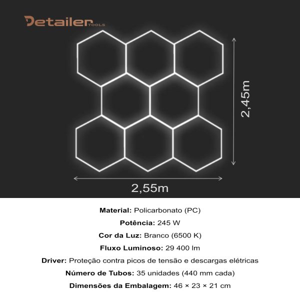 led hexagonal - 8